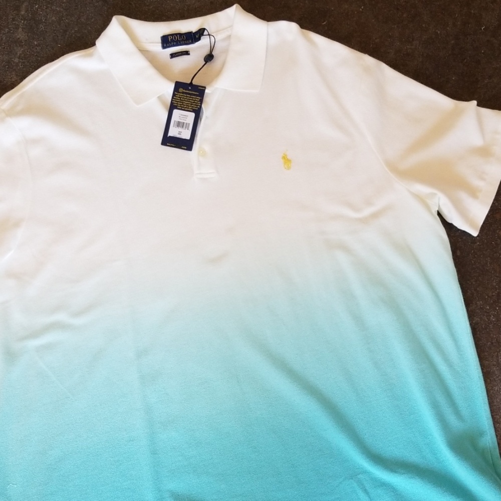 NWT Men's Ombre Ralph Lauren Plol